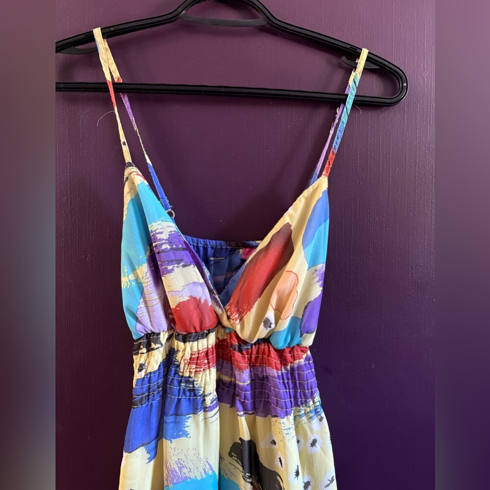 She's Cool Multicolor Strappy Dress